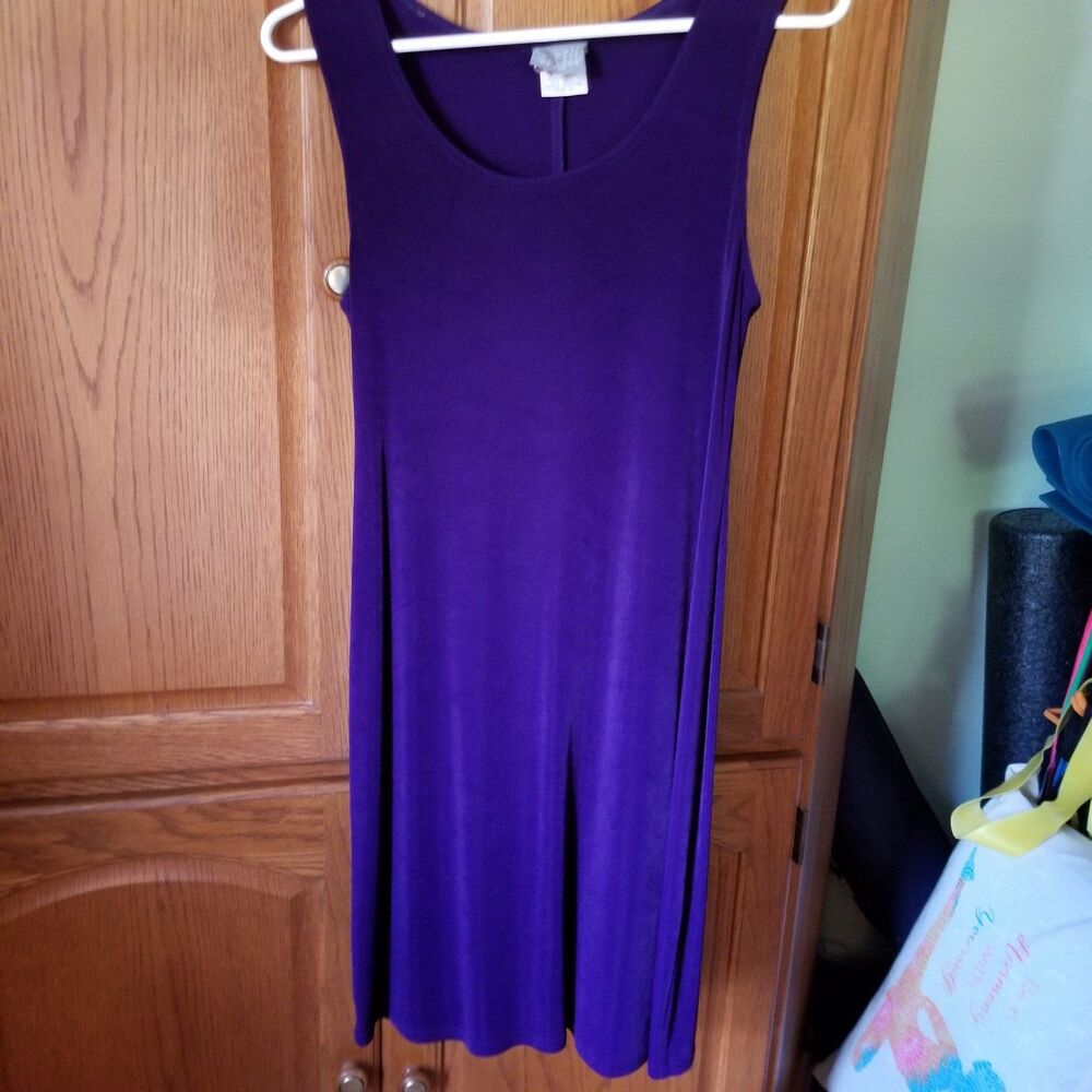 rabbit rabbit rabbit sleeveless purple dress size 8